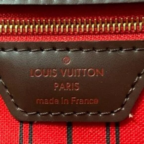 Louis Vuitton Neverfull PM Canvas Damier Tote Bag - Picture 7 of 9